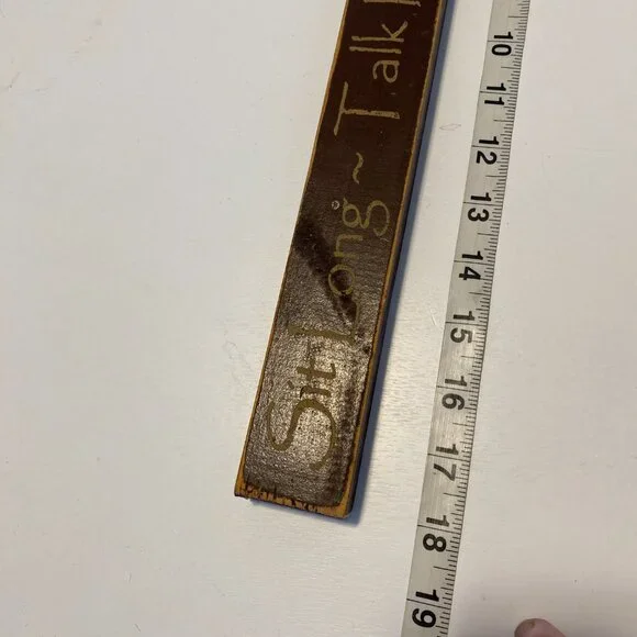 Sit Long, Talk Much, Laugh Often Shelf Decor - Picture 5 of 7